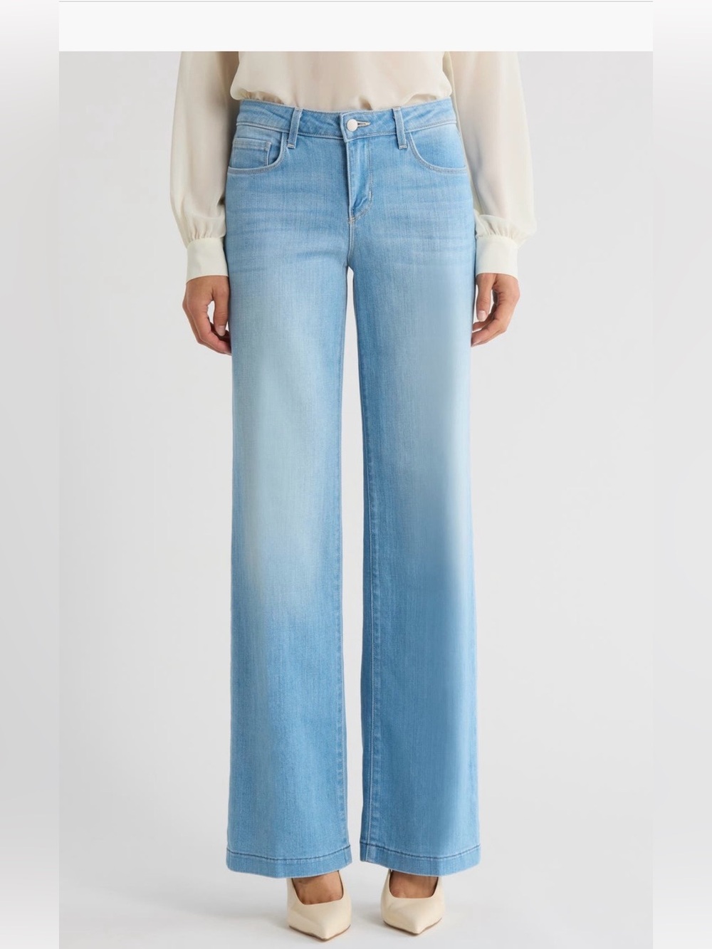 L’AGENCE Joanne Wide Leg Jeans Sz 28 NWT original 295$